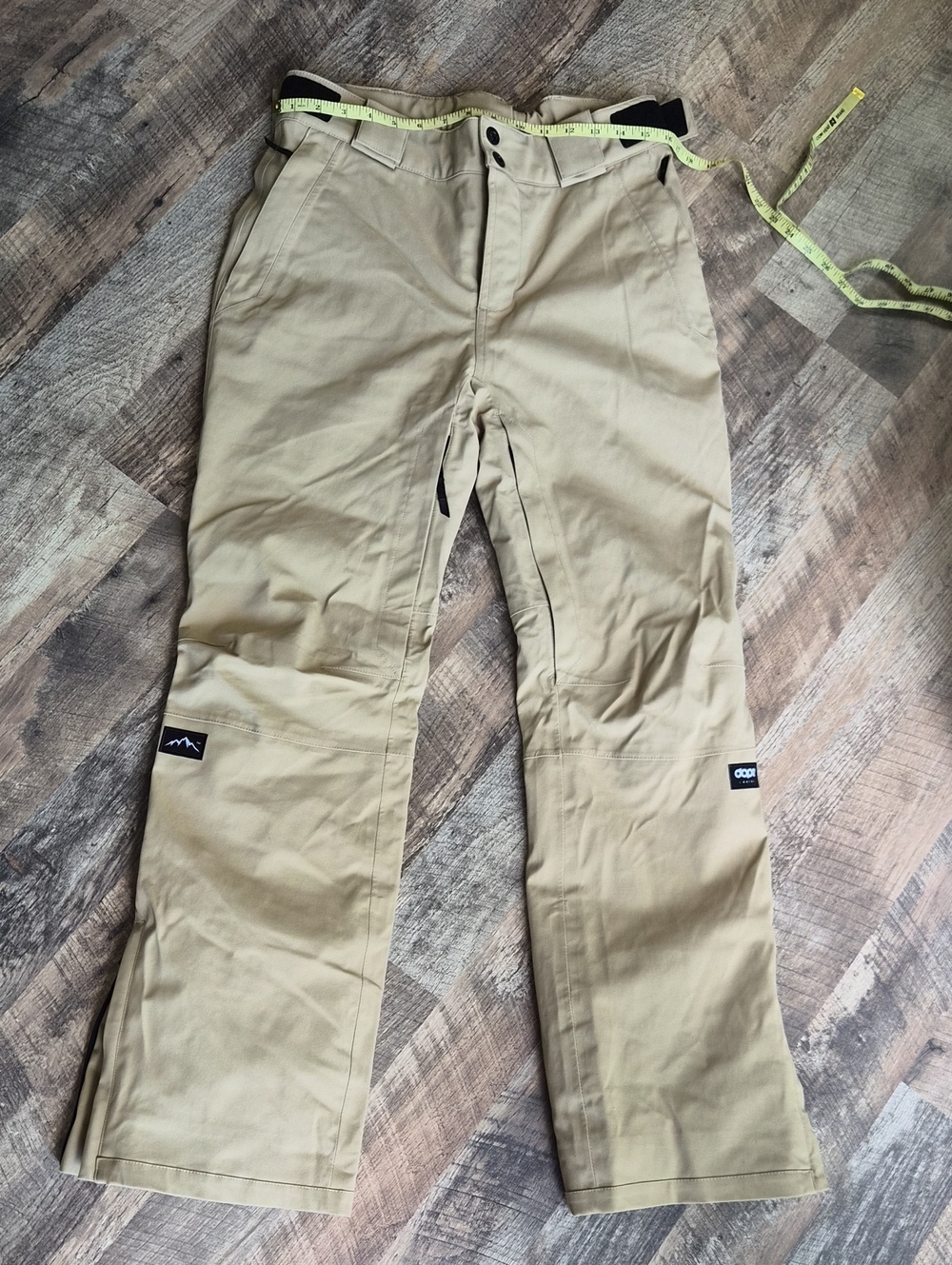 DOPE Snow Womens  Khaki/Tan Chino-Style Ski Snowboard Pants